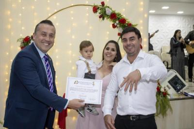 Casamento coletivo iniciou celebração de 50 Anos da Assembleia de Deus em Laranjeiras do Sul 